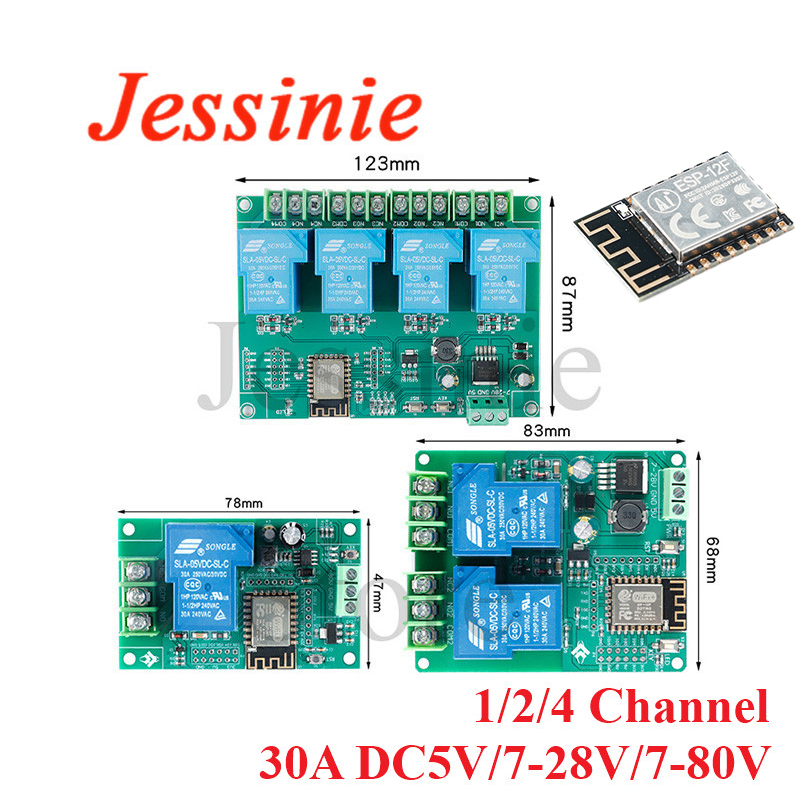 ESP8266 1/2/4/8/16 Channel Way - огляд і ціна Esp8266 Relay Module