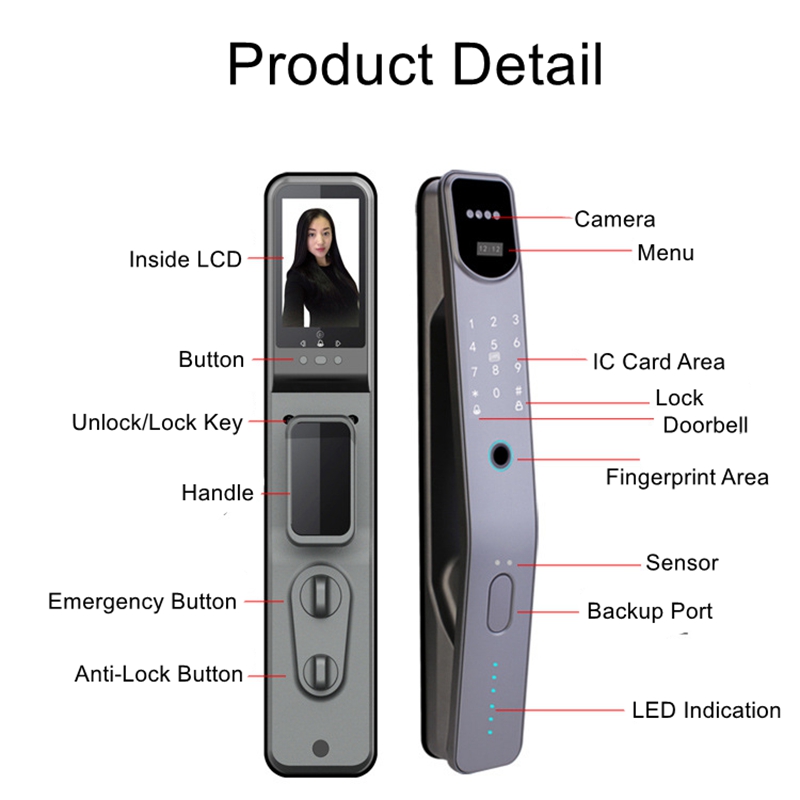 Tuya Wifi Electronic Fingerpri - огляд і ціна Smart Door Lock Wifi