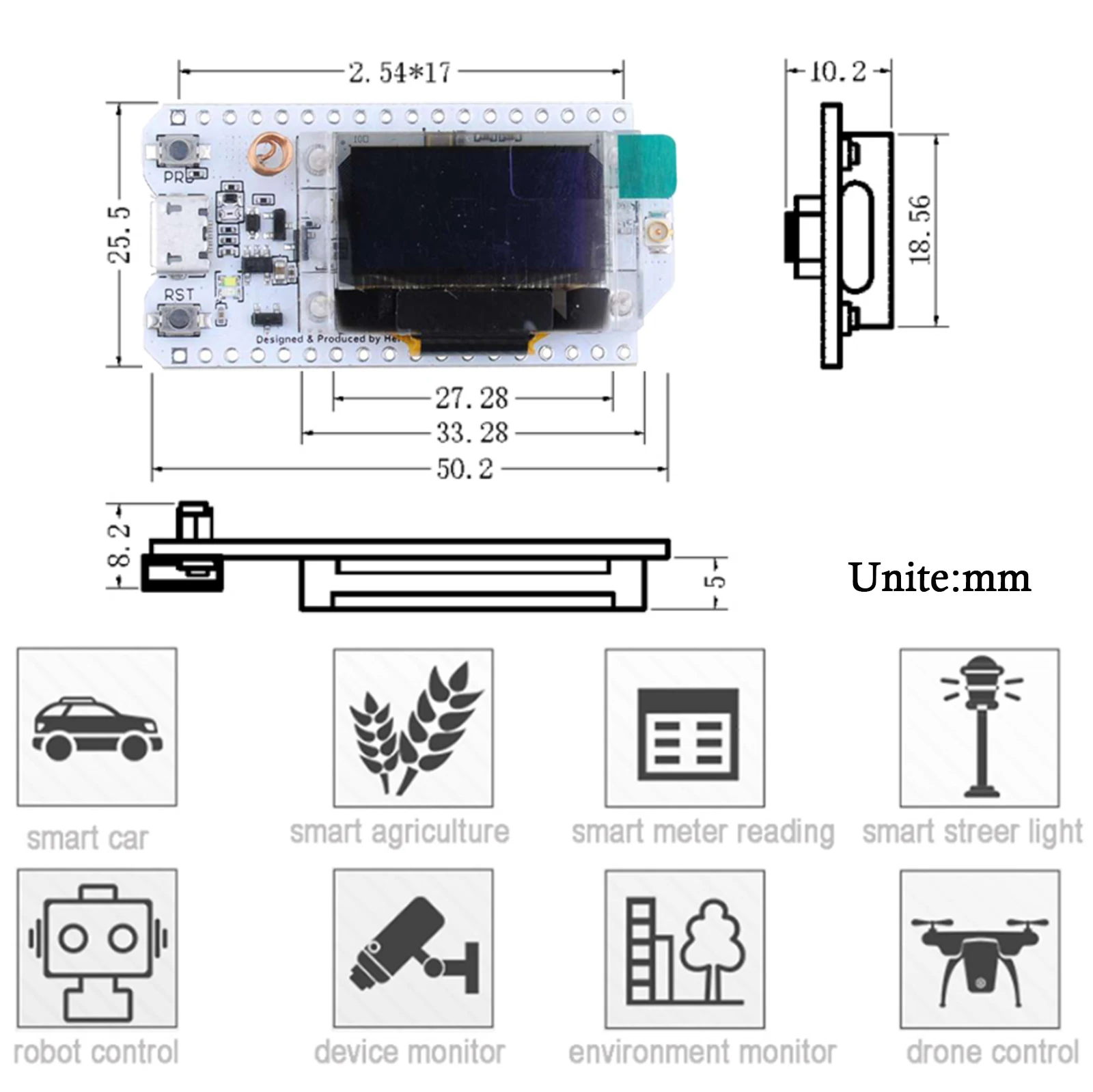 868MHz/915MHz LoRa Antenna Kit - огляд і ціна Microcontroller Kit