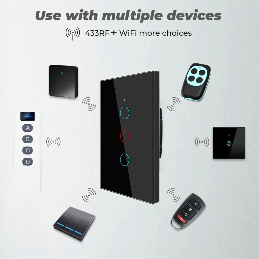 Tuya WiFi Smart Switch Works W - огляд і ціна Smart Light Switch Wifi