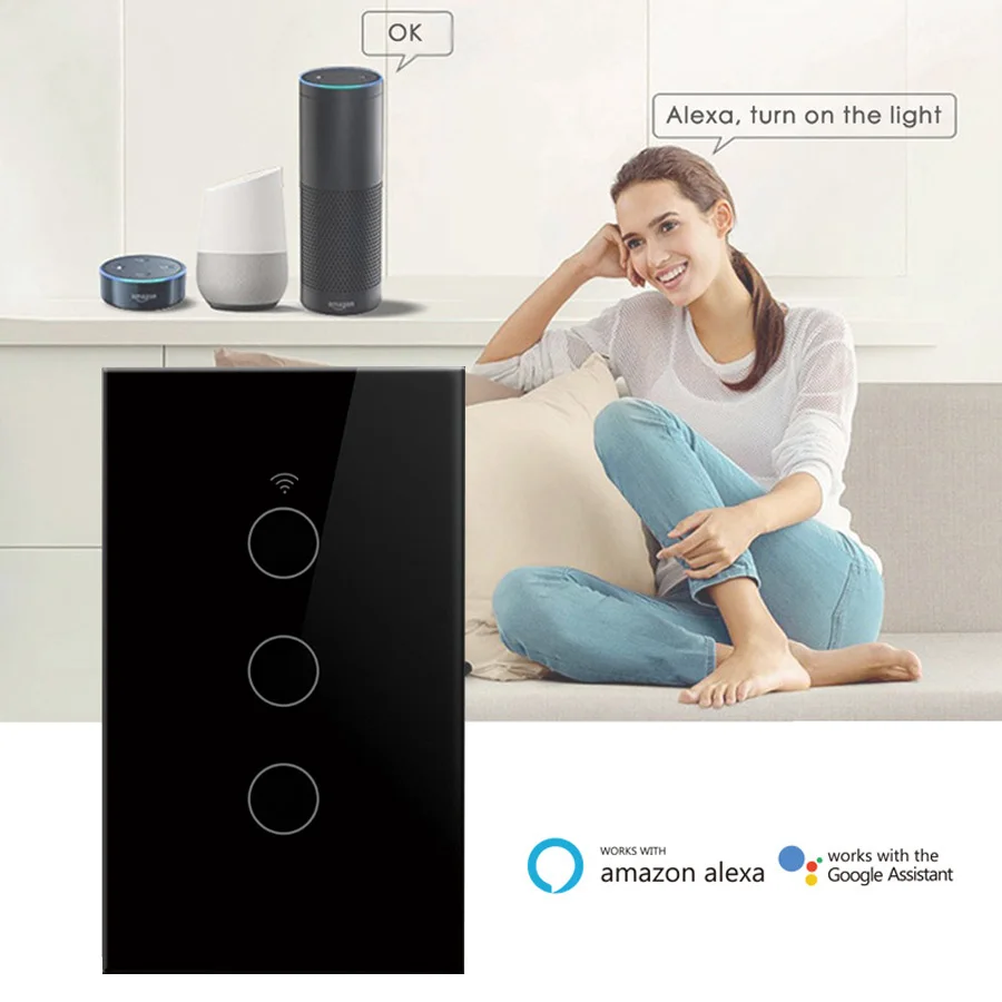Tuya WiFi Smart Switch Works W - огляд і ціна Smart Light Switch Wifi