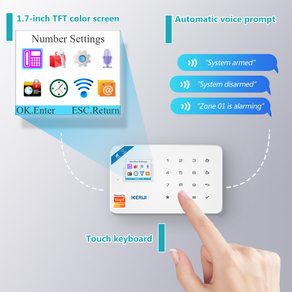 KERUI W181 Alarm System Secutr - огляд і ціна Smart Home Automation Kit