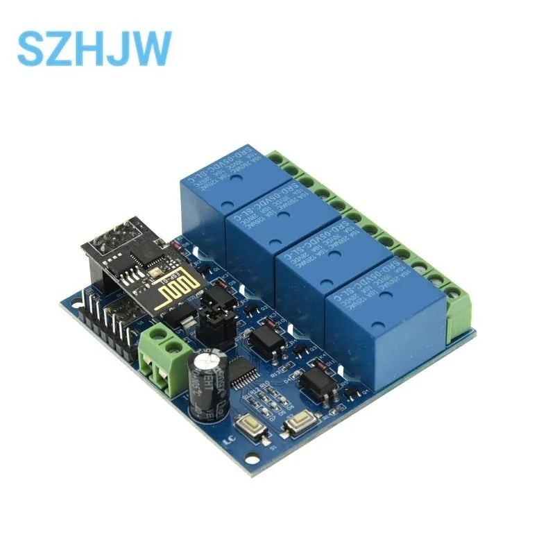 ESP8266 ESP-01 5V 1 2 4 Way Wi - огляд і ціна Esp8266 Relay Module