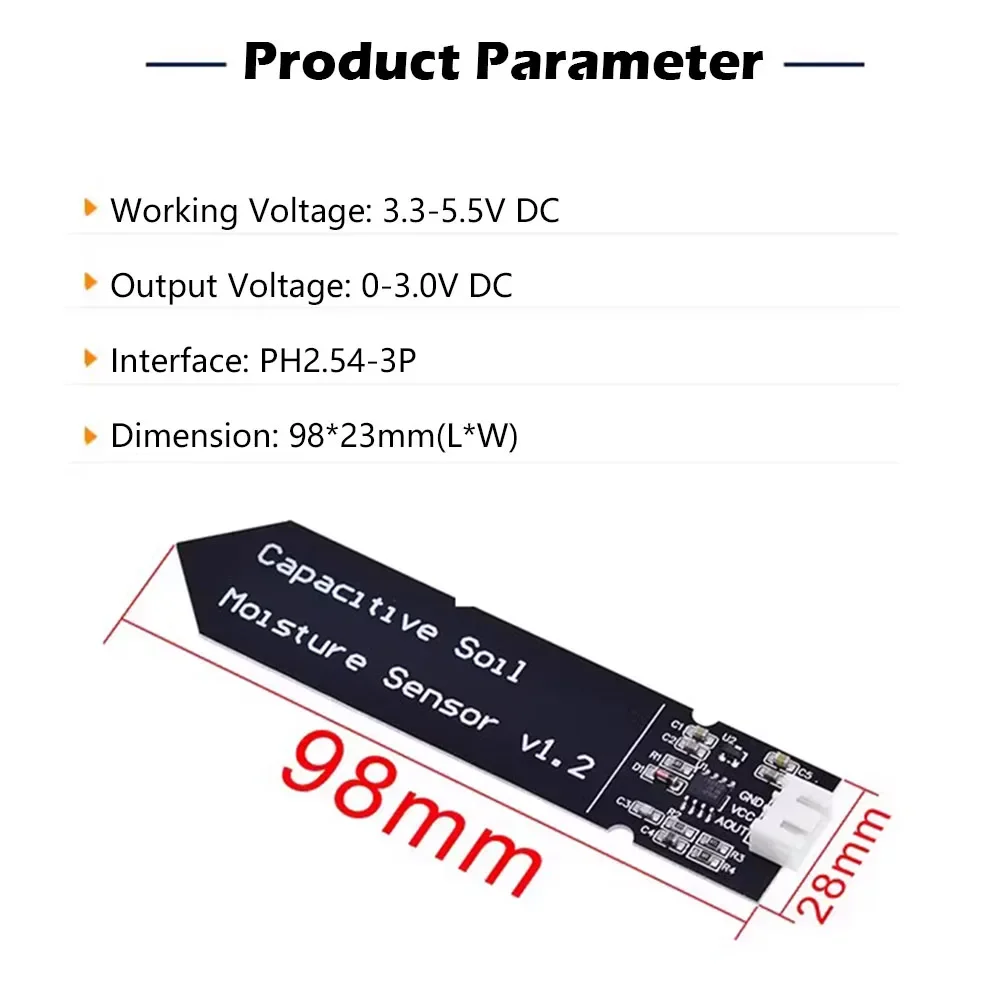 5/10PCS Capacitive Soil Moistu - огляд і ціна Sensor Kit Arduino