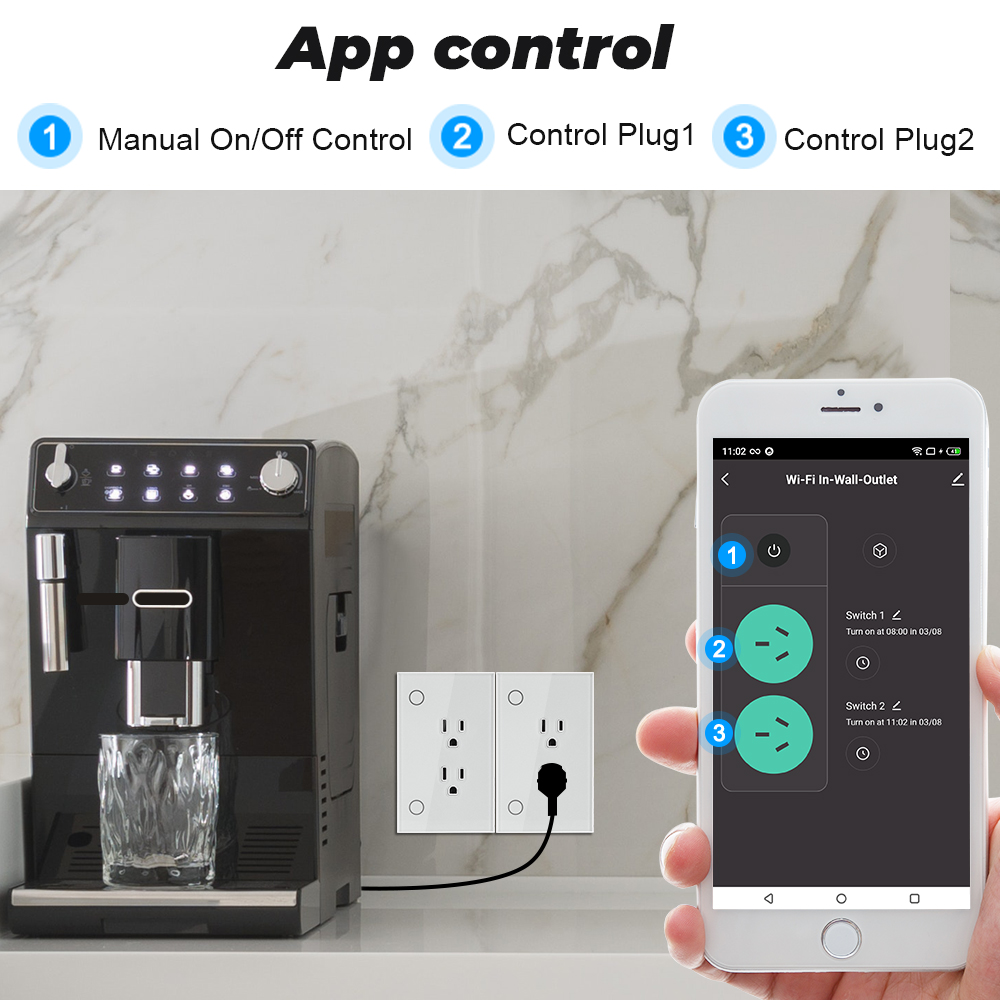 16A Tuya Wifi Socket Us Plug O - огляд і ціна Wifi Smart Plug