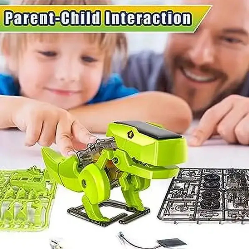 3-in-1 Solar Robot Kit, Dinosa - огляд і ціна Stem Robotics Kit