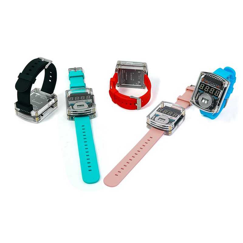2X DIY Watch LED Watch Electro - огляд і ціна Electronics Project Kit