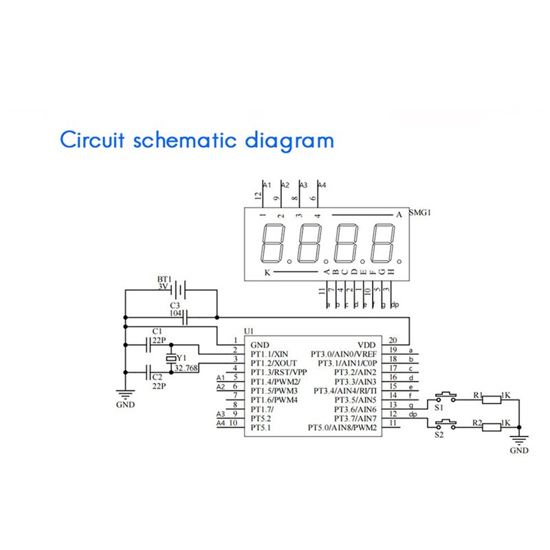 2X DIY Watch LED Watch Electro - огляд і ціна Electronics Project Kit